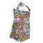 Woven Mulit Color Printing With Inside Pocket Buckle Adjustable Neck Strap Breastfeeding Apron