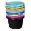 8 quater colorful plastic tubs-heavy duty plastic buckets