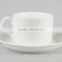 Wholesale All Size Available Plain Ivory White Fine Bone China Porcelain Modern Ceramic Coffee Cups