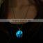 New 2016 winter Christmas gift for childern jewelry beads chian glow in the dark city photo pendant hot necklace 2016