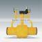 Acecare Barrel Type Full Welded Electric Fixed Type Penumatic Ball Valve