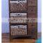 2015 Natural Wood Wooden Cabinet With Willow Drawer