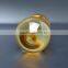 Crystal glass stopper wine glass bottle cap with aluminum screw cap custom