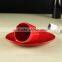 2017 chinese suppliers novelty design ceramic red cup and saucer