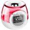 7 Color Changing Light Digital LCD Alarm Clock with Aroma Heater, table clock