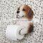 Cute Resin Dog Bust Funny Animal Toilet Paper Roll Holder