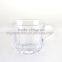 machine made ice coffee glass cup with handle