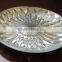 8inch electroplated glass round tealight holders