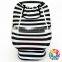 stretchy baby car seat cover black white stripe baby car seat cover with window