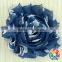Wholesale Many Different Colors Shabby Chiffon Flower Decoration Girls Flower Hair Clips