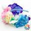 Yellow Red Blue Colorful Rose Flowers Garland Kids Party Wear Girls Head Band