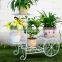 Indoor Handicraft Iron Flower Display Holder Metal Flower Pot Stand