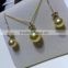 gold new design Freshwater Pearl jewelry