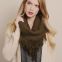 Plain Color Winter Fringed Infinity Circle Loop Scarf Wrap Manufacturer