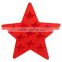 novelty red silicone ice mold with five star shape