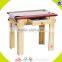 Wholesale outdoor armrest folding chair latest wooden armrest folding chair hot sale wooden armrest folding chair W08G033