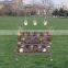 Tri-Step Display Bench with Purlin , Garden display racks