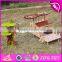 2017 New products indoor children toys wooden treehouse dollhouse W03B059