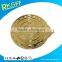 super quality golden plating football medal
