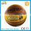 custom logo printed size 7 pvc glue laminated 12 panels basketball pvc basketball