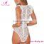 Hot Sale White Lace Transparent Women Babydoll Sexy Lingerie