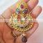 bollywood polki gold tone dangler EARRINGS