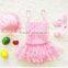 Factory price baby pink lace bikini children's swimwear kids swinwear a little baby swimwear /kids bikini