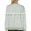 MGOO Fashion 2017 Customize Light Green Pilot Bomber Jacket Zipper UP With Pocket High Quality Satin Jacket