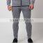 Fashion Design Mens Jogger Pants Tapered Jogger Pants Heather Grey Slim Fit Mens Joggers Custom Fitness Wear