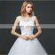 2017 spring summer latest fashion floor -length bridal wedding dress