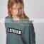 High quality woman printing hoodies xxxxl hoodies custom pullover sweatshirt