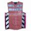 High quality roadway protective high visability hi vis motorcycle vest