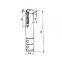 Glass fence spigot