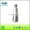 Double wall vacuum Insulated Stainless Steel sport Bottle wide mouth water bottle with bamboo lid