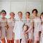 Wedding Party Womens Modal Cosy Bridesmaid Bath Robe Sexy Sleep Dress