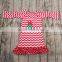 Ruffled baby dress Christmas dress Striped with chrstmas tree printed girls special occasion dresses
