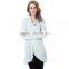 women's turtle-neck long sleeve sequin blouses