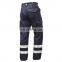 OEM custom navy black poly Cotton safety engineer welder cargo work pants trousers