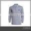 korean stripe high neck men long sleeves collar t-shirt