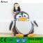 Inflatable 3D cartoon penguin toy inflatable animal penguin model inflatable lifelike peguin