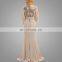 2016 Wholesale Jubah Malaysia Beaded Fashion Muslim Design Fancy Appliqued Muslim Jubah Baju Kurung Malaysia