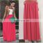 New Design Beautiful Candy Colored Chiffon Long Fashion Lady Skirt