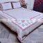 Beautiful Block Printed Bed Sheet Bohemian Pure Cotton Bed Cover With Pillow Cover Queen Size Bedding Set