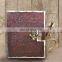 LARGE Leather Journal Diary Sketchbook Notebook Handmade Vintage Lock Closer