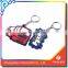 cheapest promotional customized silicone keychain/pvc keychain/ rubber keyring