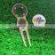 Hot Selling Personalized Golf Divot Repair Tool Metal Magnet Golf Pitch Fork Divot Tool