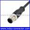 Industry m12 4 pin male straight right angle sensor cable