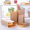 Craft paper print new design gift bag with handle