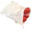 Organic cotton gauze produce drawstring package bag