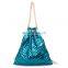 2020 Shiny novelty chest bag perlage drawstring backpack  for girl